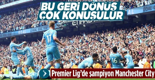 İlkay Gündoğan attı Manchester City Premier Lig şampiyonu oldu