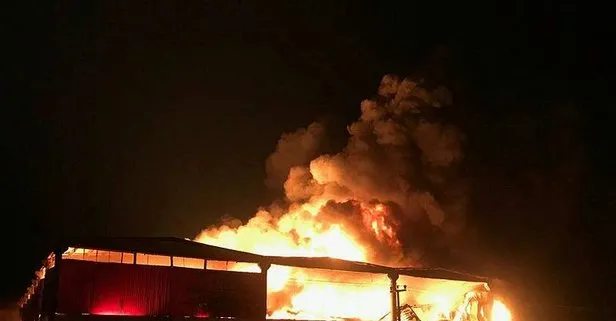 Gaziantep’te korkutan fabrika yangını