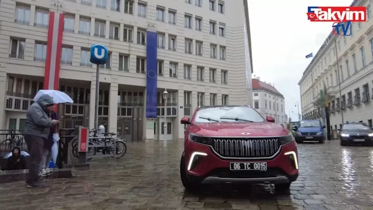 Togg Viyana'da! Bakan Çavuşoğlu görüşmeye Togg ile gitti