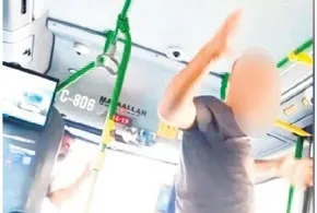 Otobüste taciz iddiası