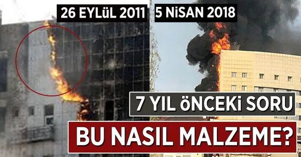 Gaziosmanpaşa Taksim Eğitim ve Araştırma Hastanesi’nde 7 yıl öncede yangın çıkmıştı