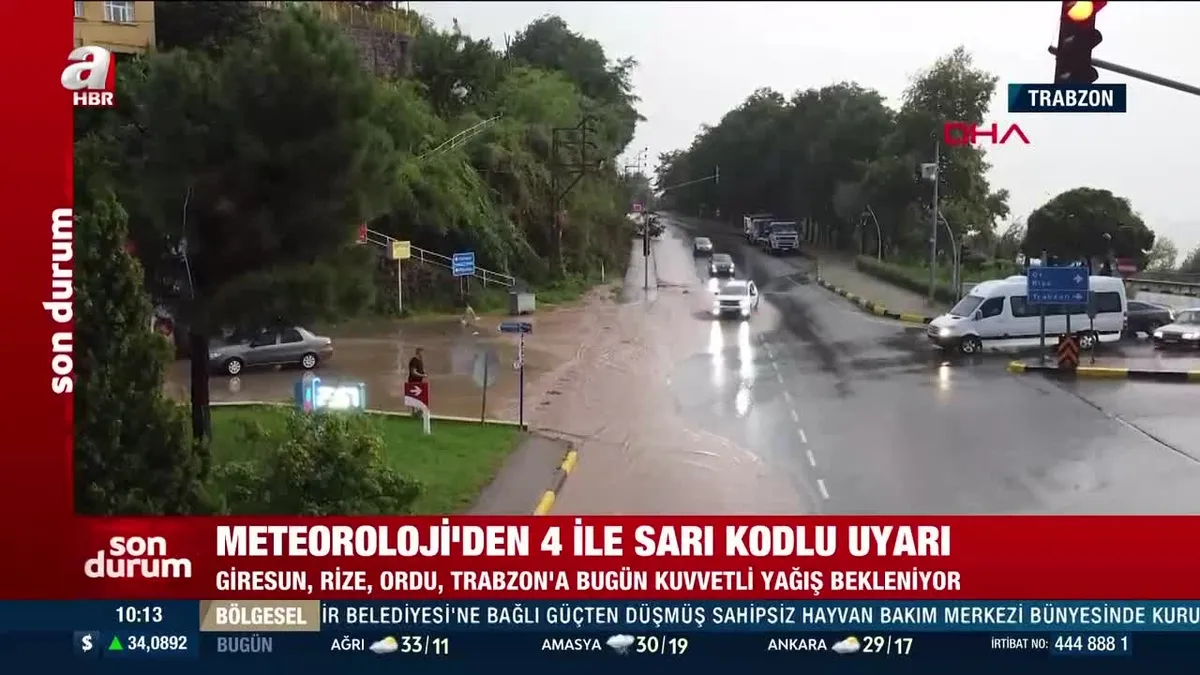 Meteoroloji'den 4 ile sarı kodlu uyarı!