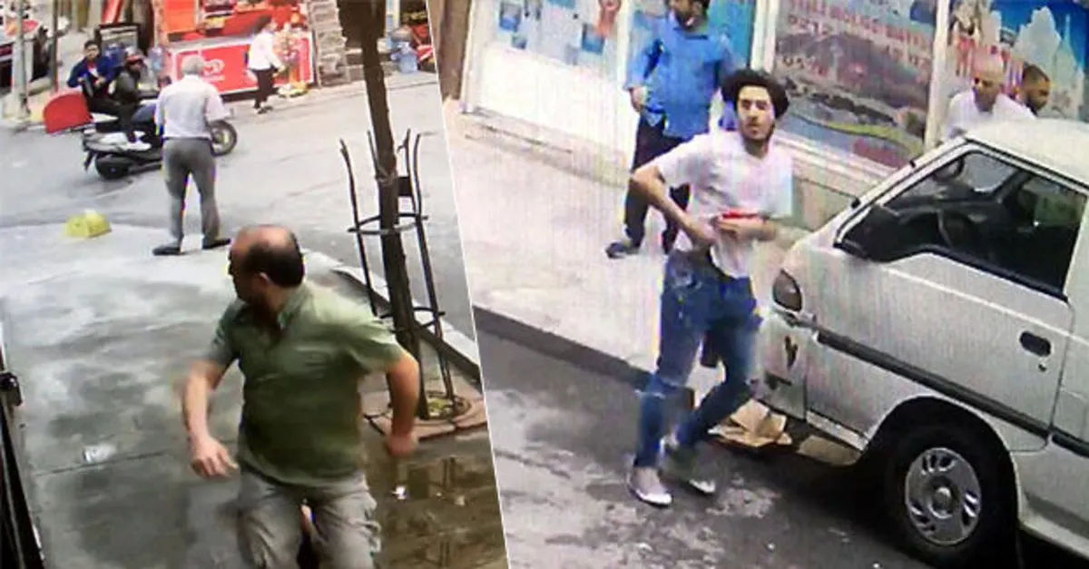 Şişli'de pompalı tüfekli, motosikletli saldırganlar kamerada | Video
