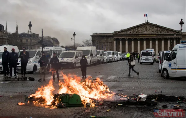 Paris'teki son gösterilerin faturası ağır oldu - 33