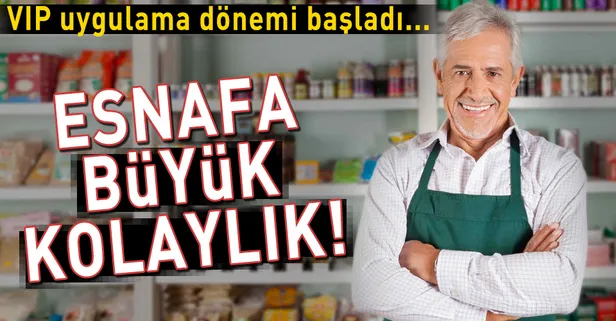 Esnafa kolaylık