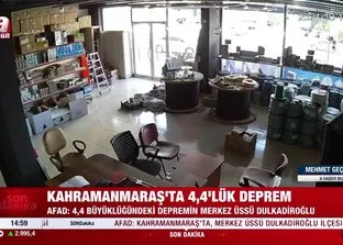 Kahramanmaraş’ta 4.4 büyüklüğünde deprem