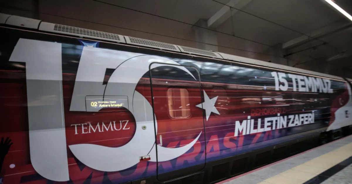 Son dakika: ’15 Temmuz Demokrasi ve Milli Birlik Treni’ yola çıktı! İşte ilk görüntüler