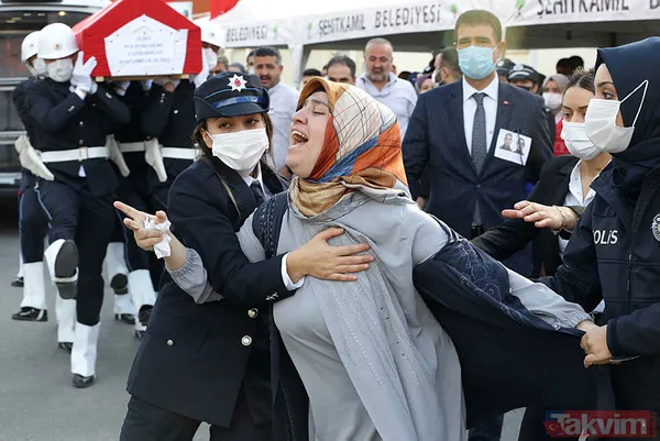 Şehit özel harekat polisleri Cihat Şahin ile Fatih Doğan, gözyaşlarıyla memleketlerine uğurlandı - 10