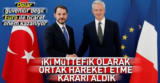 Bakan Albayrak ile Fransız mevkidaşından ortak açıklama