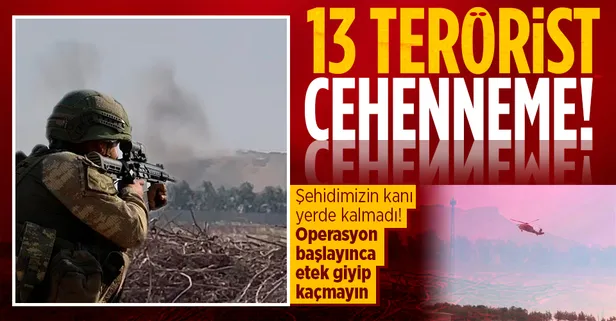 Teröristlerden sınır karakoluna saldırı: 1 asker şehit, 4 asker yaralı! MSB duyurdu: 13 terörist etkisiz hale getirildi