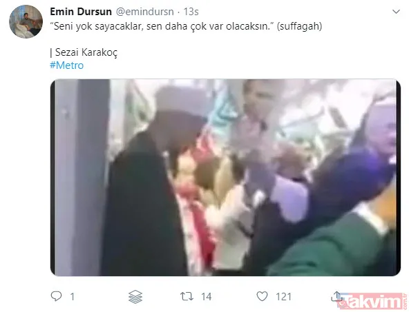 29 Ekim'de metroda yaşanan utanç görüntüsüne tepki yağıyor! Kim olduğu ortaya çıktı - 26