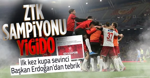 ZTK’da final heyecanı! Sivasspor şampiyon oldu