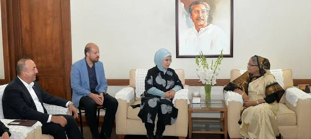 Emine Erdoğan, Bangladeş Başbakanı ile görüştü