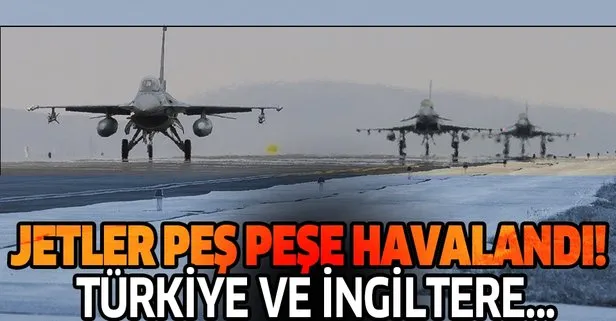 Jetler peş peşe havalandı! Yer: Konya