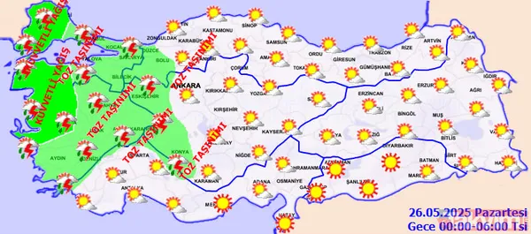 Ege'de Rüzgar 60 Km'yi Bulacak Meteorolojik Verilere Göre Ege Bölgesi'nde Rüzgâr, Öğle Saatlerinden İtibaren Güney Ve Güneybatı Yönlerinden Kuvvetli Esecek...
