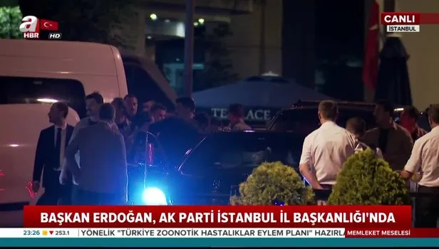 Başkan Erdoğan AK Parti İl Başkanlığı'nda