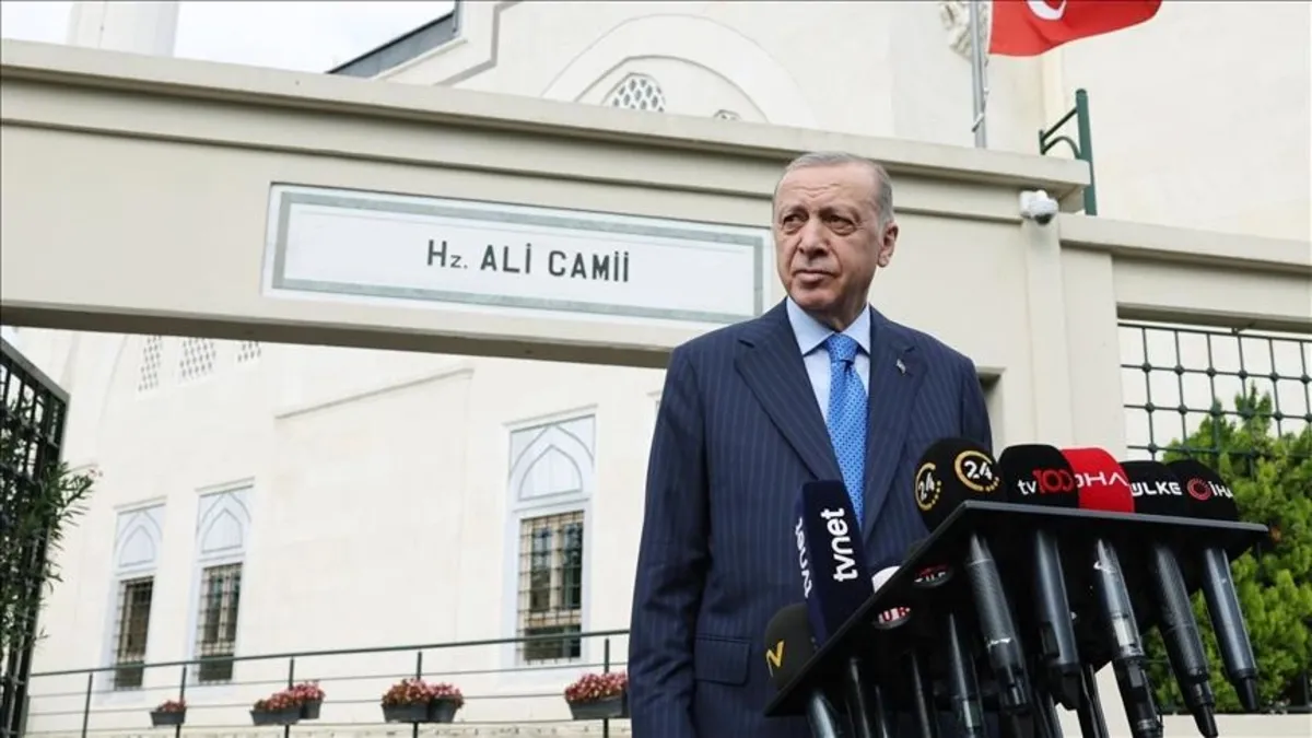 Başkan Erdoğan cuma namazını Hz. Ali Camisi'nde kıldı: Haniye için kılınan gıyabi cenaze namazında da saf tuttu