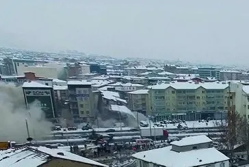 Felaket havadan görüntülendi