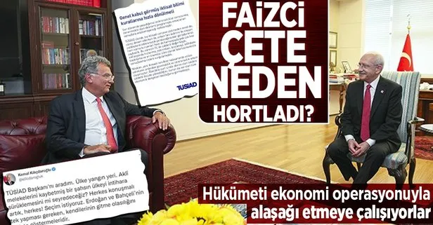 TÜSİAD Türkiye ekonomisine operasyon mu yapıyor?