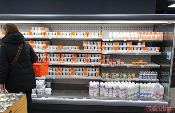 Rusya Ukrayna savaşı kıtlık yarattı! Ukrayna'da mağazalar kapalı raflar boş benzin yok - 21