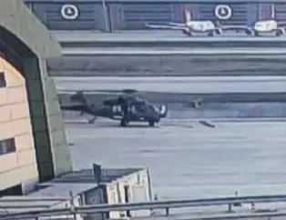 Helikopter kazasının  videosu ortaya çıktı