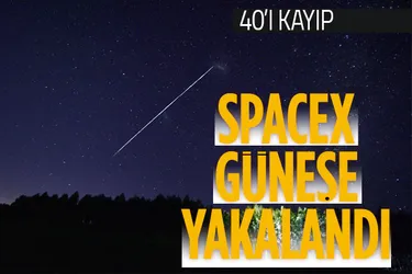 SpaceX'i güneş fırtınası vurdu! 40 uydu düştü
