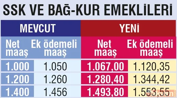Emekliye ek zam! 2019 güncel SSK, Bağ-kur ve memur emeklisi maaşı ne kadar olacak? - 12