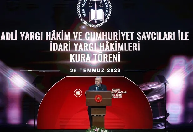 Son dakika: Hakim ve Savcılar kura töreni! Başkan Recep Tayyip Erdoğan'dan hukukçulara uyarı: Su uyur FETÖ uyumaz-4