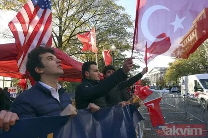 Başkan Erdoğan’a Washington’da coşkulu karşılama