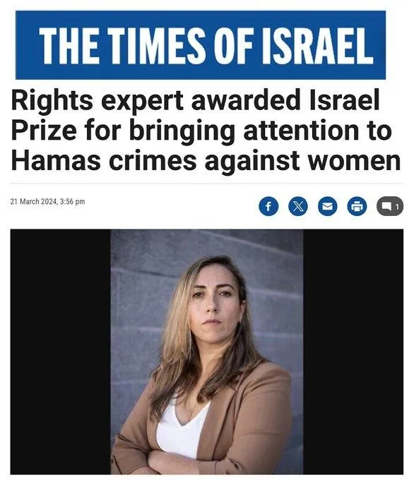 İsrail “güvenilmez” ilan ederken gizli gizli ödüllendirdi: Hamas hakkında tecavüz yalanını yayan avukat Elkayam-Levy’ye bakan desteği-1