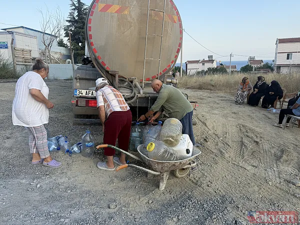 Tekirdağ'da su kesintileri vatandaşı bıktırdı! CHP'li belediyeye tepki: Tek damla su yok - 1