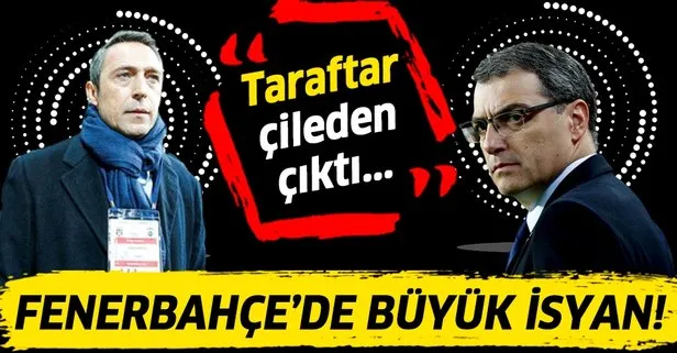 Fenerbahçe’de büyük isyan! Taraftar çileden çıktı