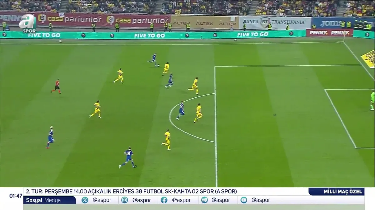 Romanya 0-1 İsveç MAÇ ÖZETİ