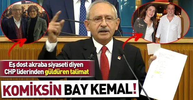 Aday belirlerken akrabalık ilişkilerine dikkat eden Kılıçdaroğlu’nun CHP’ye verdiği talimat güldürdü