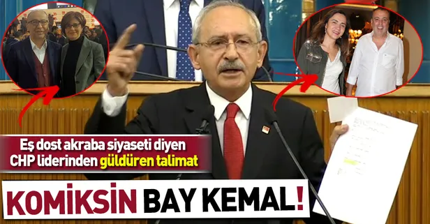 Aday belirlerken akrabalık ilişkilerine dikkat eden Kılıçdaroğlu'nun CHP'ye verdiği talimat güldürdü