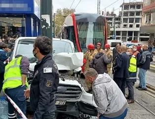Zeytinburnu’nda tramvay kazası!