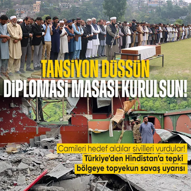 Türkiye’den Hindistan’ın saldırılarına sert tepki: Kışkırtıcı adımları ve sivilleri hedef alan saldırıları kınıyoruz