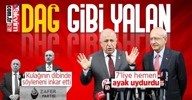 Ümit Özdağ 7'li koalisyona yalanla giriş yaptı: AK Parti'den anında yanıt!