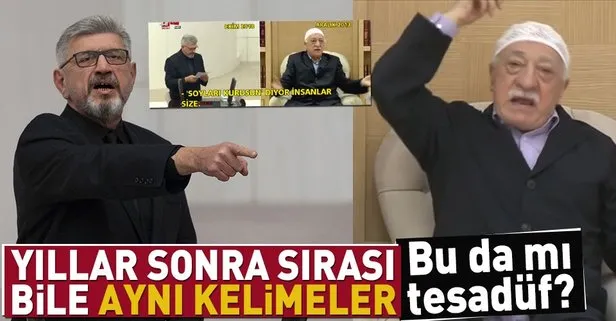 Cihangir İslam’ın kullandığı kelimeler ile FETO’nun kelimelerindeki ortaklık