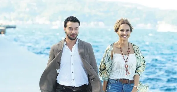 ’Maria ile Mustafa’nın başrol oyuncuları Jessica May ve Hilmi Cem İntepe çekimler için İstanbul’da
