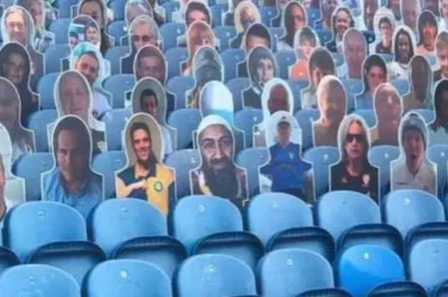 İngiltere'de Usame bin Ladin skandalı | Leeds United tribünlerindeki Usame bin Ladin kartonu olay yarattı