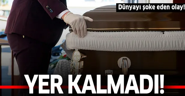 Dünyayı şoke eden görüntüler! Koronavirüs vakaları tırmanış yaptı! Cenazeleri koyacak yer kalmadı!