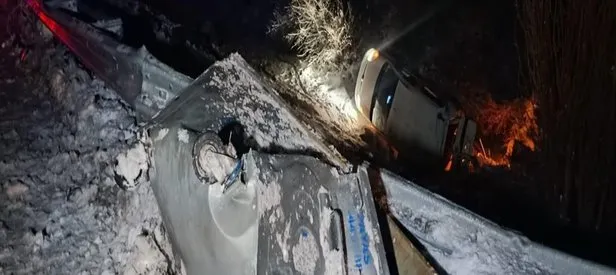 Elazığ’da feci kaza