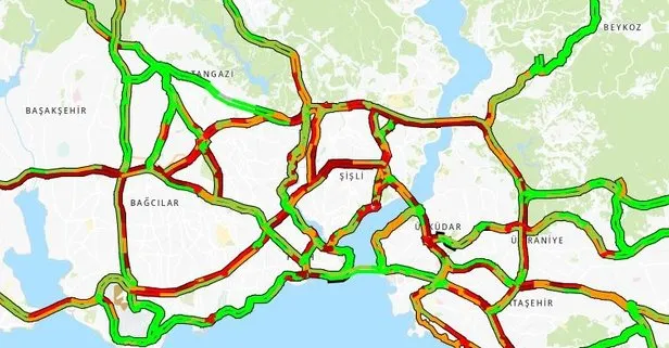 İSTANBUL CANLI TRAFİK HARİTASI || 28 Eylül 2023 İstanbul trafik yoğunluğu şu an nasıl? İBB trafik yoğunluk haritası ekranı...