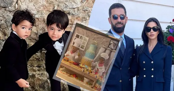 Arda Turan ile Aslıhan Doğan Turan’ın oğlu Hamza 4 yaşında! Doğum günü pastasını görenler şaştı kaldı: Hiç böyle pasta görmemiştim