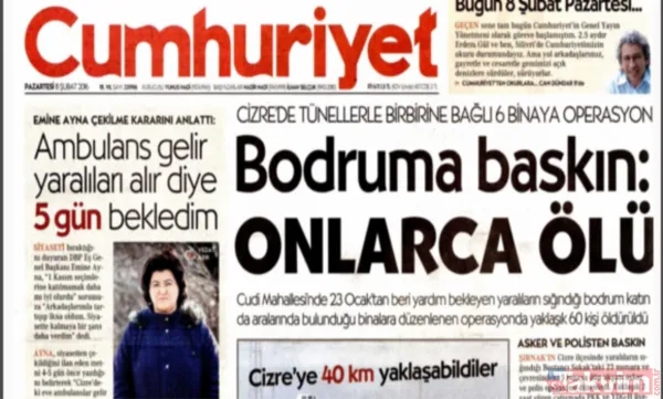 FETÖ'nün Cumhuriyet'e attırdığı terör manşetlerinden bazıları - 8