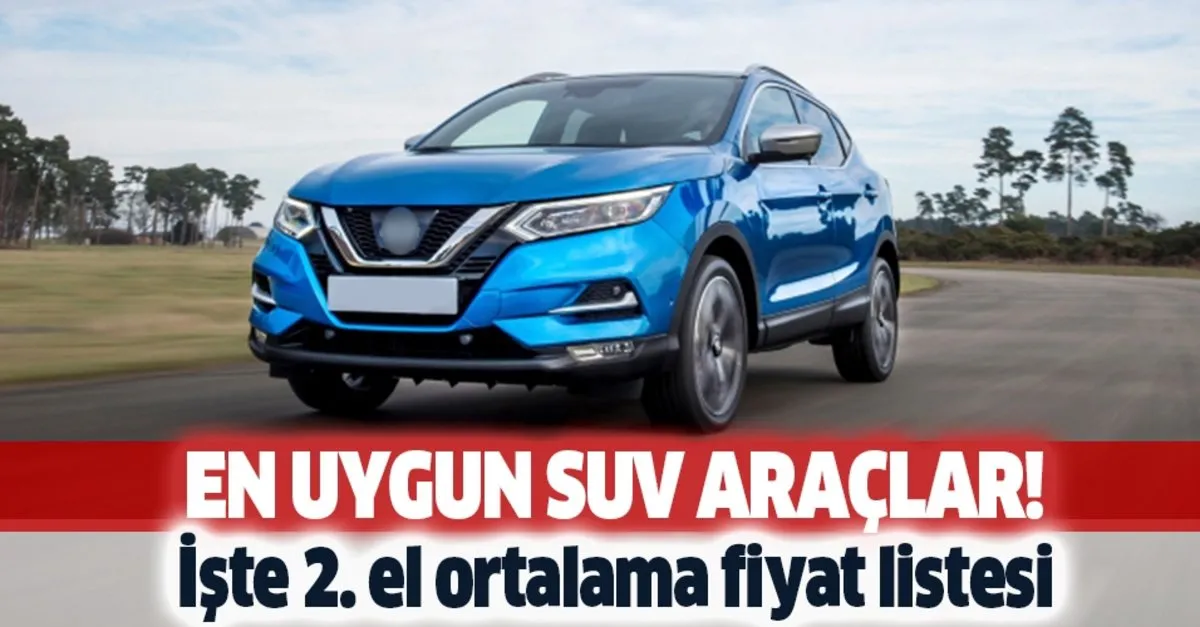 En Ucuz Ikinci El Suv Arabalar 110 190 Bin Tl Araliginda Degisiyor Iste Fiyat Listesi Takvim