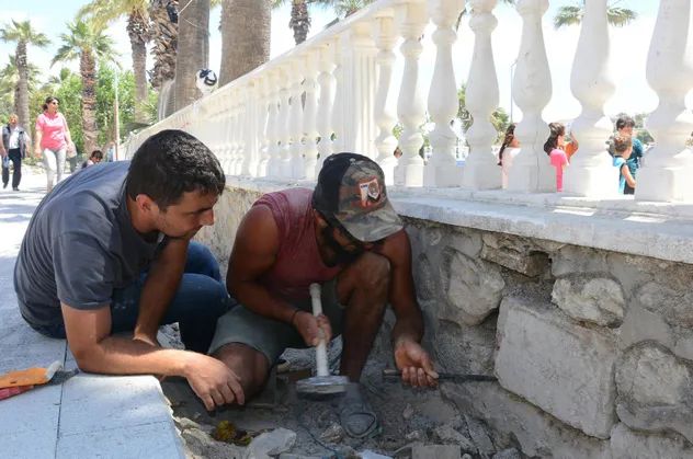 Muğla'da okul duvarından 2 bin 300 yıllık tarihi yazıt çıktı