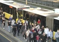 İstanbulda metrobüsler yine tıklım tıklım! Sosyal mesafe yol sayıldı