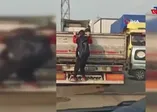 Bursa'da tehlikeli okul yolculuğu kamerada